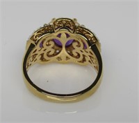 4.8 ct African Amethyst Ring