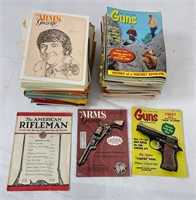 Lot of Arms Gazette and Guns Magazine