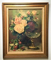 Framed Print of Rose Still Life