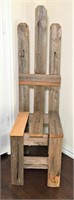 Chair Made of Reclaimed Wood