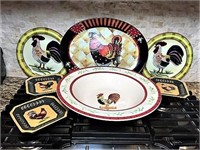Rooster Dishware