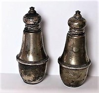 Weighted Sterling Silver Salt and Pepper Shakers