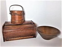 Vintage Wood Kitchen Items