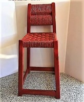 Painted Rush Woven Chair