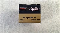 (20) PMC Starfire 38 Special +P Hollow Point Ammo