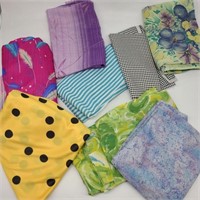 Bundle of Vibrant Fabric w/ Polka Dots