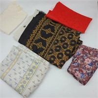 Bundle of Vintage Fabric w/ Soap & Water Design