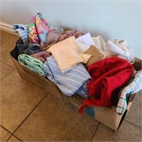Box 2 of Vintage Clothing & Fabric Remnants