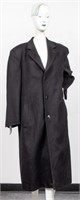 Façonnable Black Cashmere Long Coat
