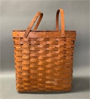 Early Wicker Wine Carry Picnic Basket
