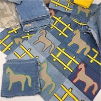 Denim Horse & Gate Quilting Project