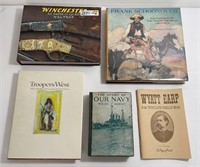 Lot of 5 Books Firearms Western Art