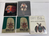 Lot of 5 Native American Indian Art Books