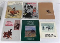 Lot of 6 Western American Art Books Remington
