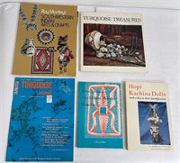 Lot of 5 Native American Indian Books Kachina