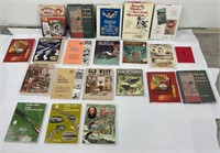 Large Lot of Sporting Goods Collectibles Books