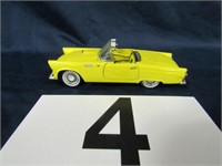 1955 FOR THUNDERBIRD YELLOW AKRO CO. 1:32 DIECASTS