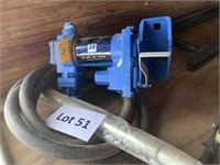 12 v. DC pump, 20 gpm