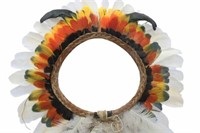 AMAZON TRIBAL BRIGHTLY COLORED HEADDRESS