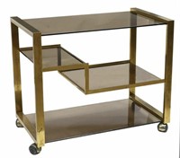 MANNER OF ROMEO REGA  ITALIAN MODERN SERVICE CART