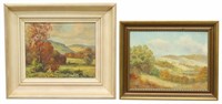 (2) SIGNED TEXAS HILL COUNTRY PAINTINGS