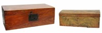 (2) AMERICAN GRAIN-PAINTED DOCUMENT STORAGE BOXES
