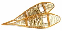 BENTWOOD VARNISHED SINEW SNOWSHOES