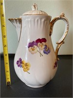 Porcelain Floral Teapot