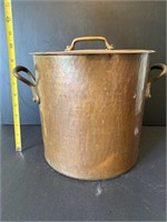 William Sonoma France Large Copper Stock Pot