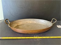 William Sonoma France Copper Oval Pan