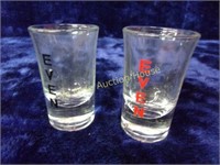 Pair of "Even" Shot Glasses