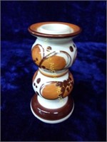 Glazed Ceramic Candle Holder