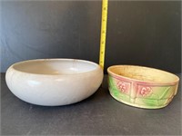 2 USA Pottery Bowls