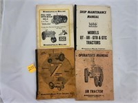 4 Minneapolis-Moline manuals and Shop Books