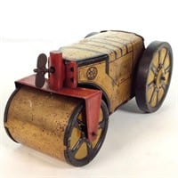 Marx Tin Litho Wind Up Steam Roller
