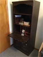 Secretary Deck and Matching Cabinet