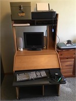 Computer Desk Printer Monitor