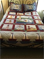 Lite house Quilt and Pillow Cases