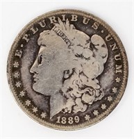 Coin 1889-CC Morgan Silver Dollar - Rare