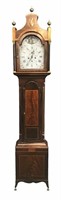 INLAID LATE 18THC. TALL CASE CLOCK