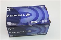 (800 rds) Federal .22 cal Ammo