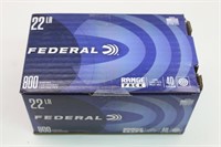 (800 rds) Federal .22 cal Ammo