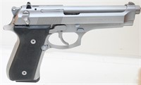 Beretta 92 FS 9MM Semi Auto Pistol Stainless Steel