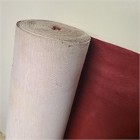 Huge Roll of Red Leather Style Upholstery Vinyl