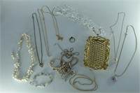 Bargain Lot: Misc Jewelry & Ring Tray