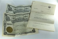 1920's & 1930's Mining & Oil Stock Certificates