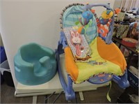 Fisher Price Rocker & Bamboo Chair