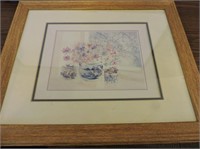 Signed Framed Water Colour Print 23"x19