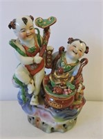 Asian Stoneware Figurine W/ Hallmark 12"T