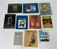 Lot of Antique and Art Reference Books Bottles